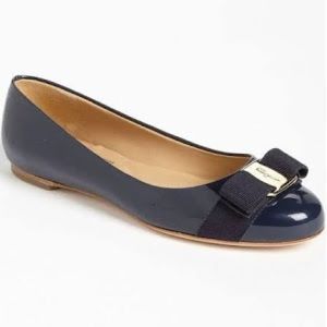 Salvatore Ferragamo Varina Patent Ballet Flat